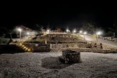 night view of Glamping